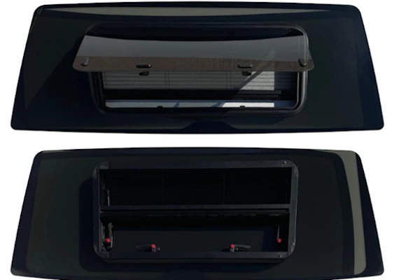 Ausstellfenster VW T5 & T6 - Getöntes ESG-Sicherheitsglas mit E-Prüfzeichen